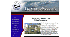 Desktop Screenshot of bayclubofsandestin.com